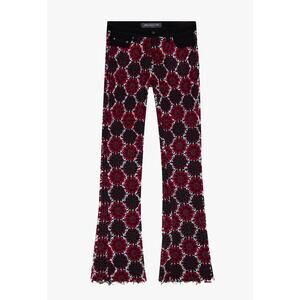 Valabasas "HONEYCOMB" Stacked flare jeans midnight mahogany size 40